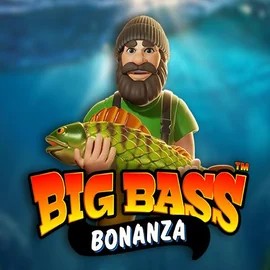 Big Bass Bonanza online game logo by Pragmatic Play on alawins.ch