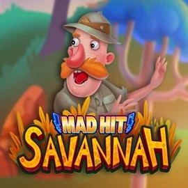 Mad Hit Savannah slot logo by RubyPlay at AlaWin Casino