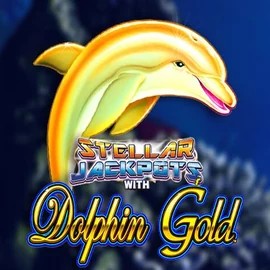 Official Jackpots logo: Dolphin Gold with Stellar Jackpots by Lightning Box Game at AlaWin Casino